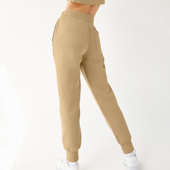 Aritzia TNA Cozy Fleece Perfect Pocket Sweatpants Dark Purple Grape XS - Picture 5 of 5